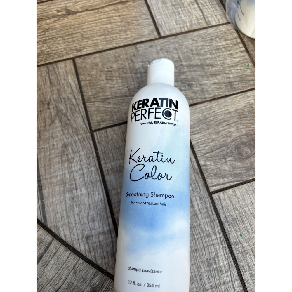 New Keratin Perfect Color Smoothing Shampoo for Color-Treated Hair 12 fl oz